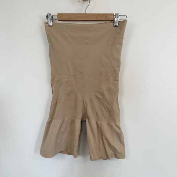 Spanx Assets Red Hot Label Shapewear 3X Nude Tan Control High Waist Shorts - Picture 1 of 13